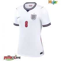 Camiseta Inglaterra Elliot Anderson #8 Primera Equipación para mujer Mundial 2026 manga corta